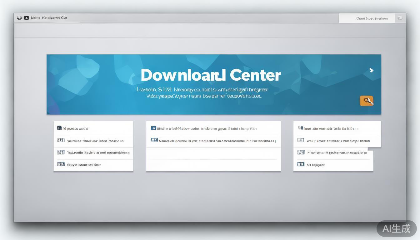 官网设计：专业形象与信任的基石，如何打造三秒即达的下载中心？